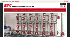 Desktop Screenshot of brandteknisktcenter.se